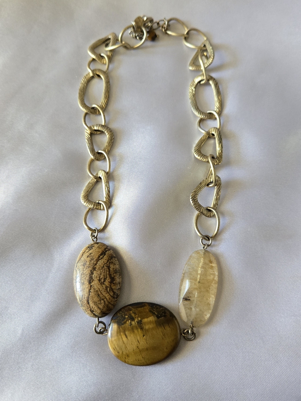 Lia Sophia Rock Bottom Gold-Tone Link Necklace
